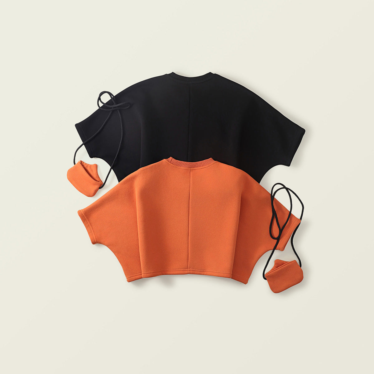 Girls' Halloween Pumpkin Bat Sweatshirt