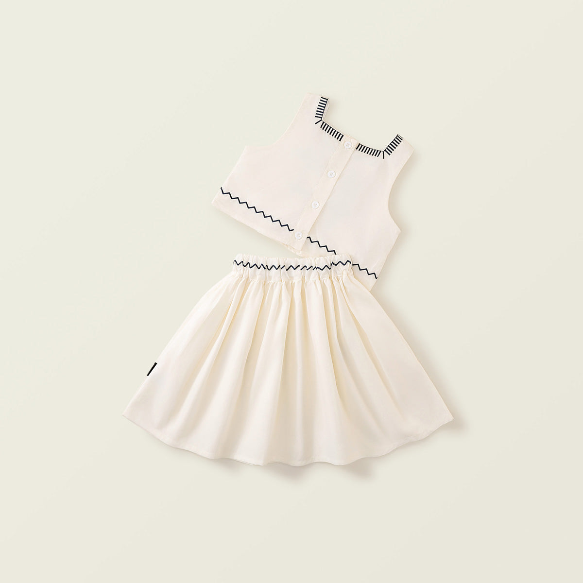 Girl's Bohemian Embroidered Set