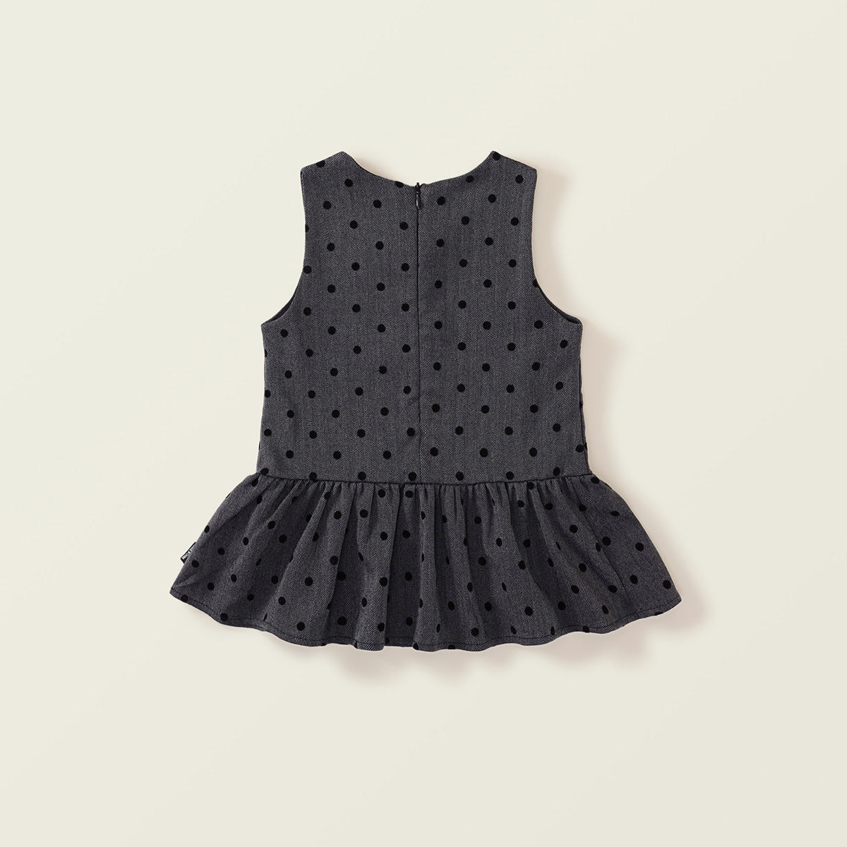 Girls' Checkered Dot Dress & Shirt Set