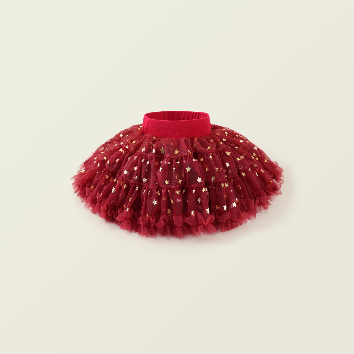Girls' Red Hot-Stamped Tutu Skirt