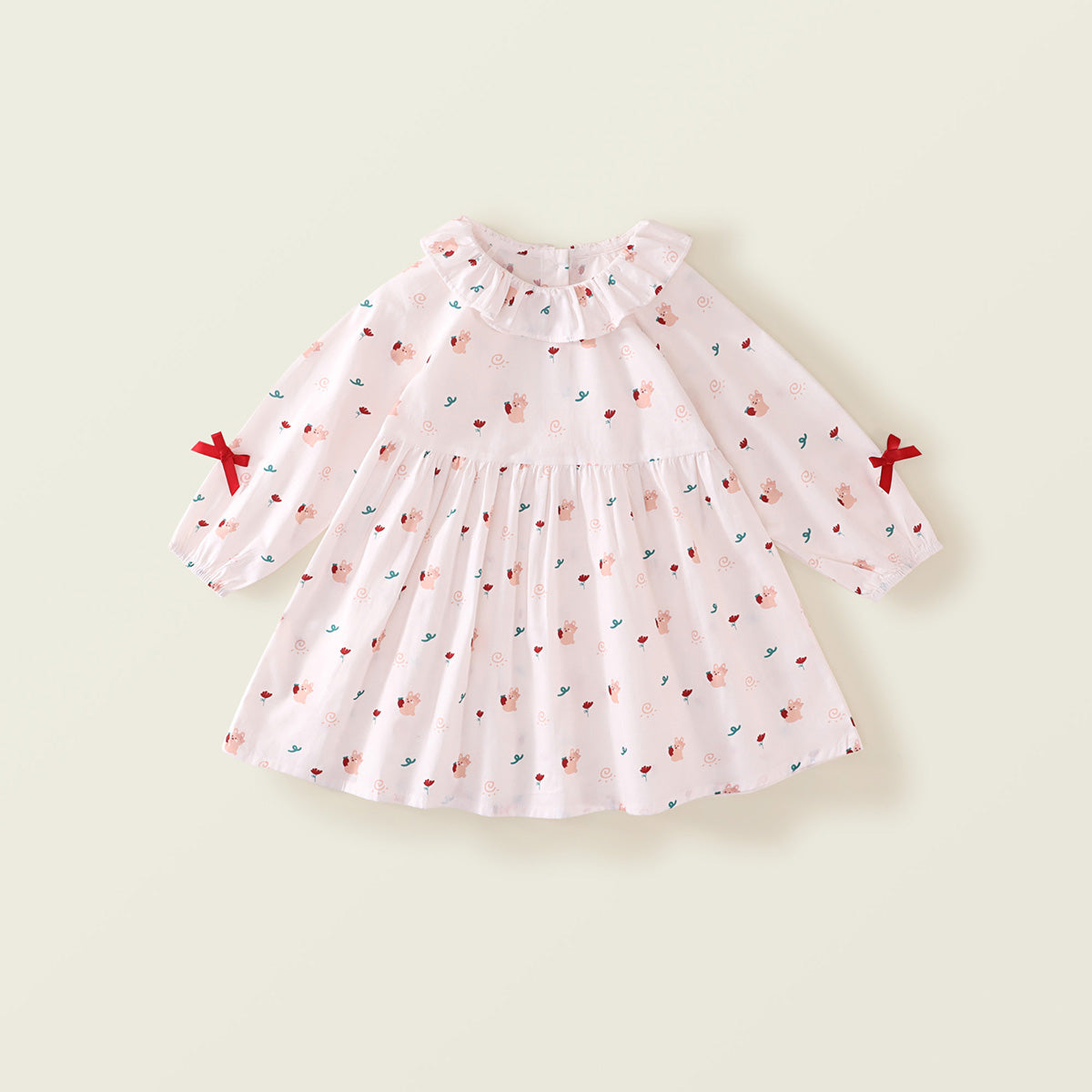 Kids' Sweet Floral Print Dress