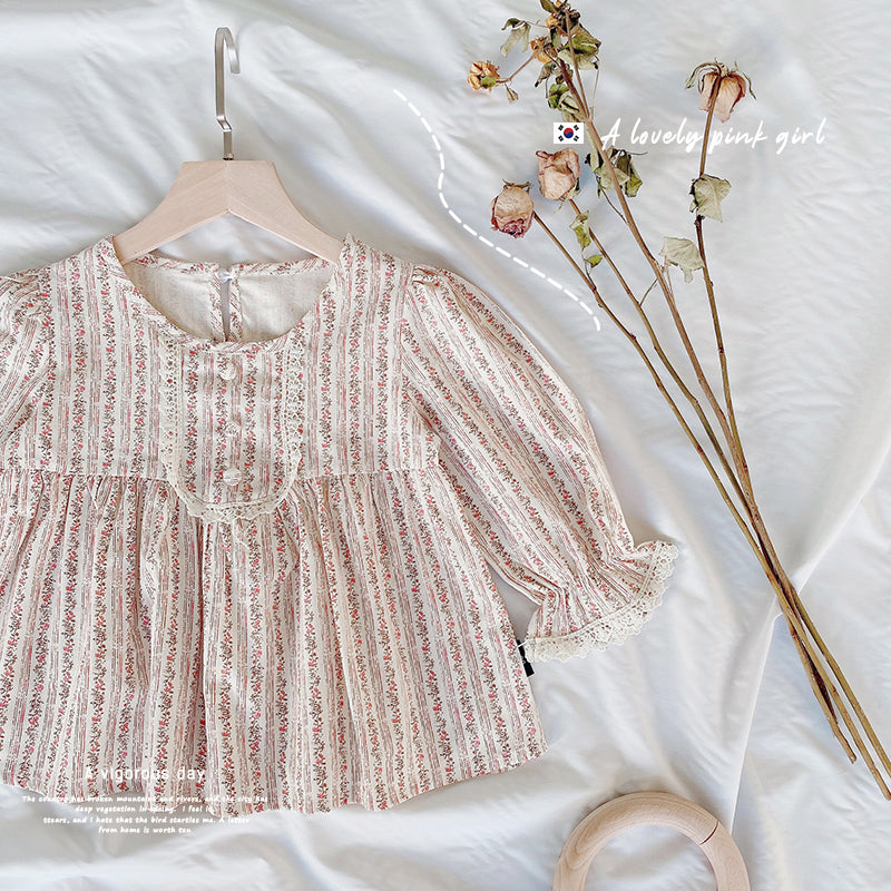 Girl's Blouse Autumn New Patterned