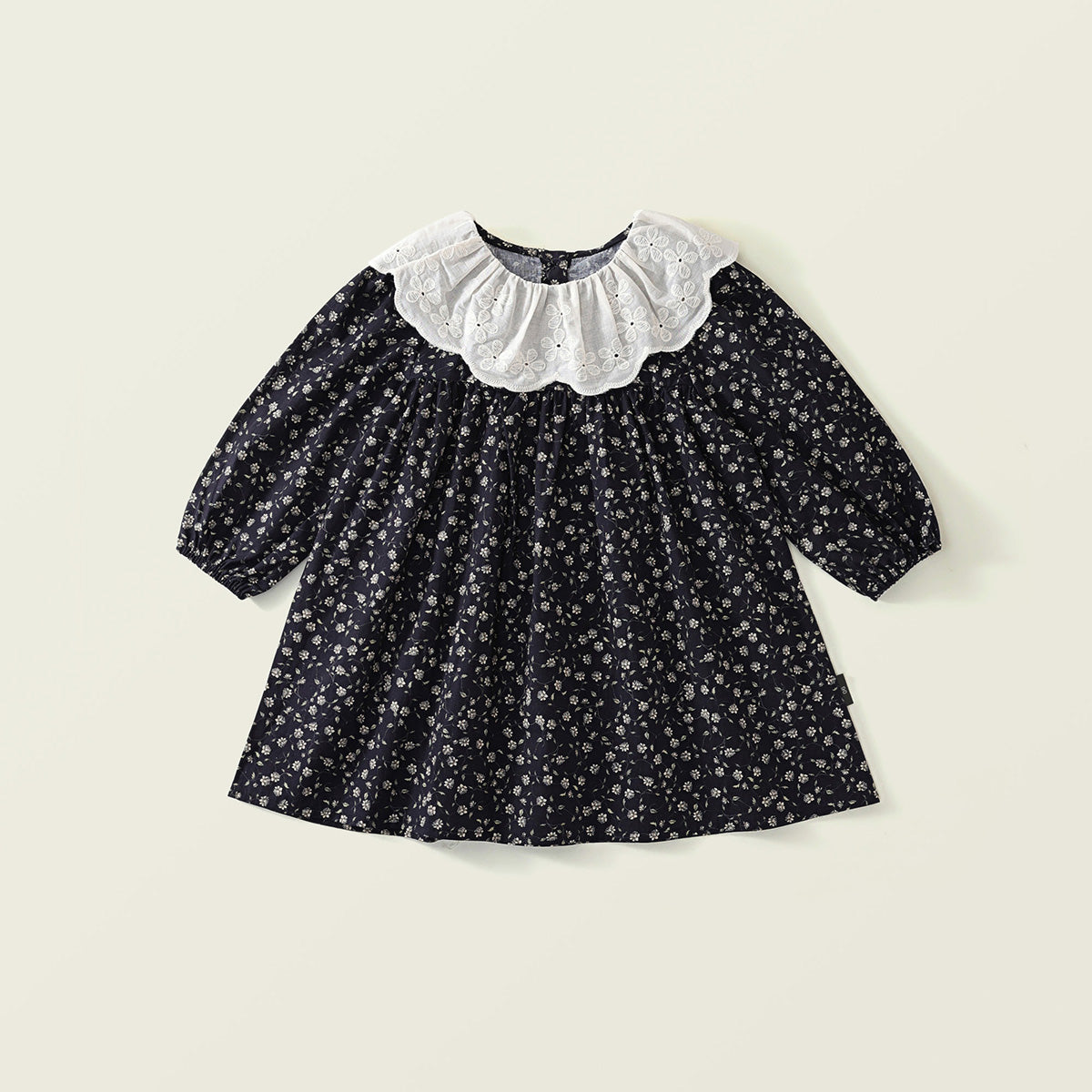 Girl's Vintage Floral Dress