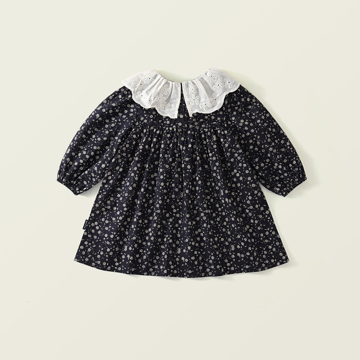 Girl's Vintage Floral Dress