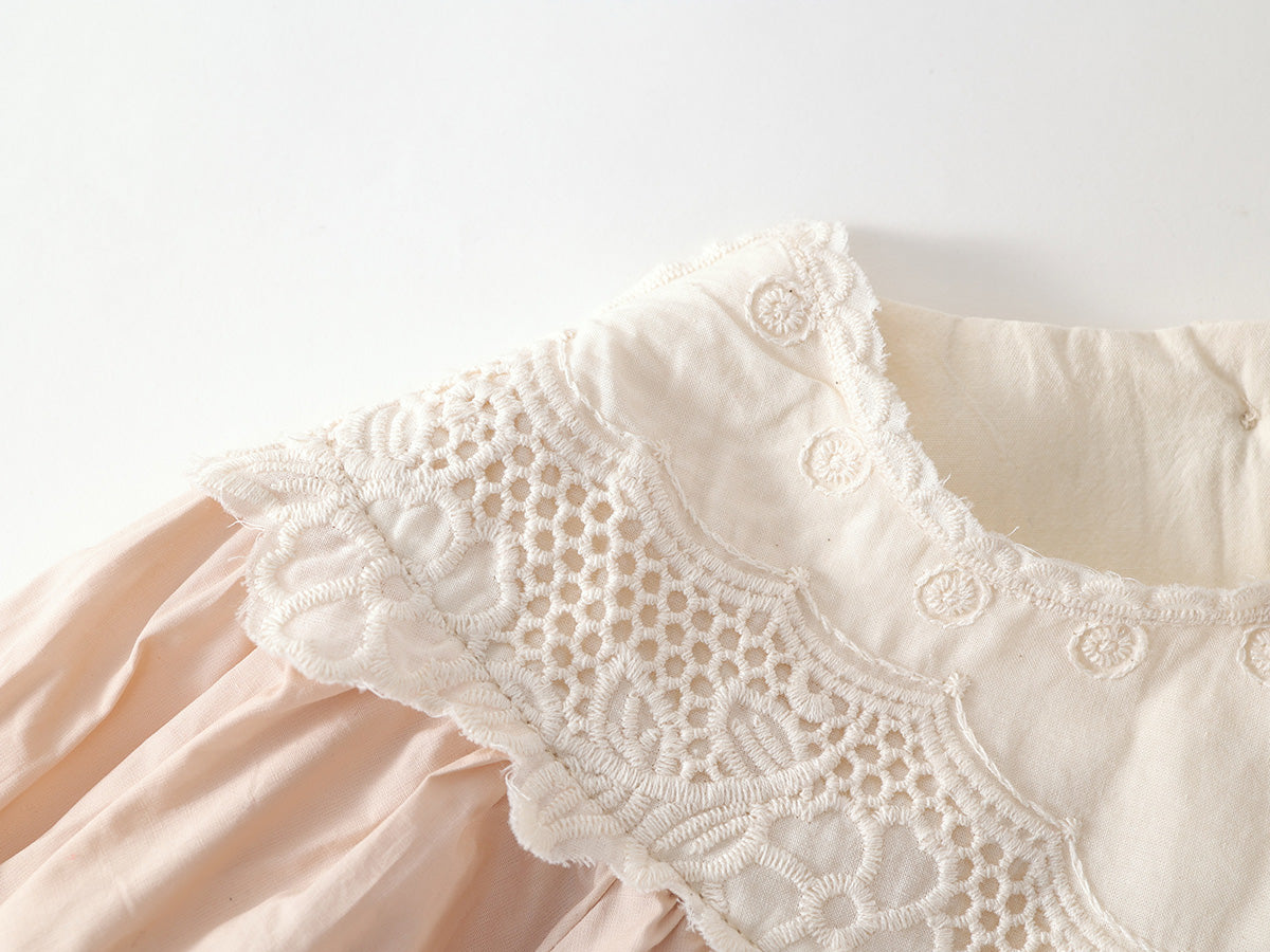 Girl's French Retro Style Summer Dress