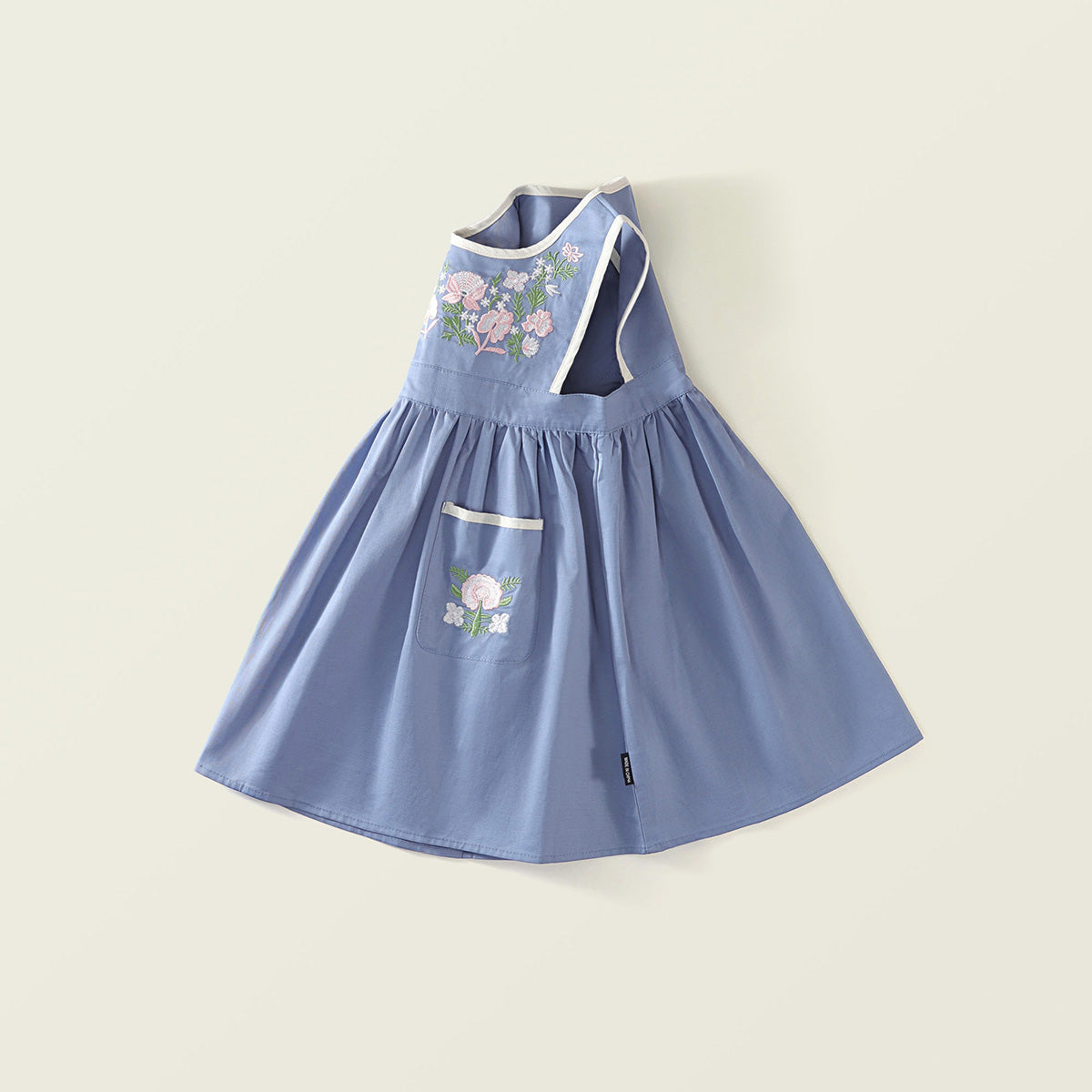 Girl's Embroidered Vest Dress