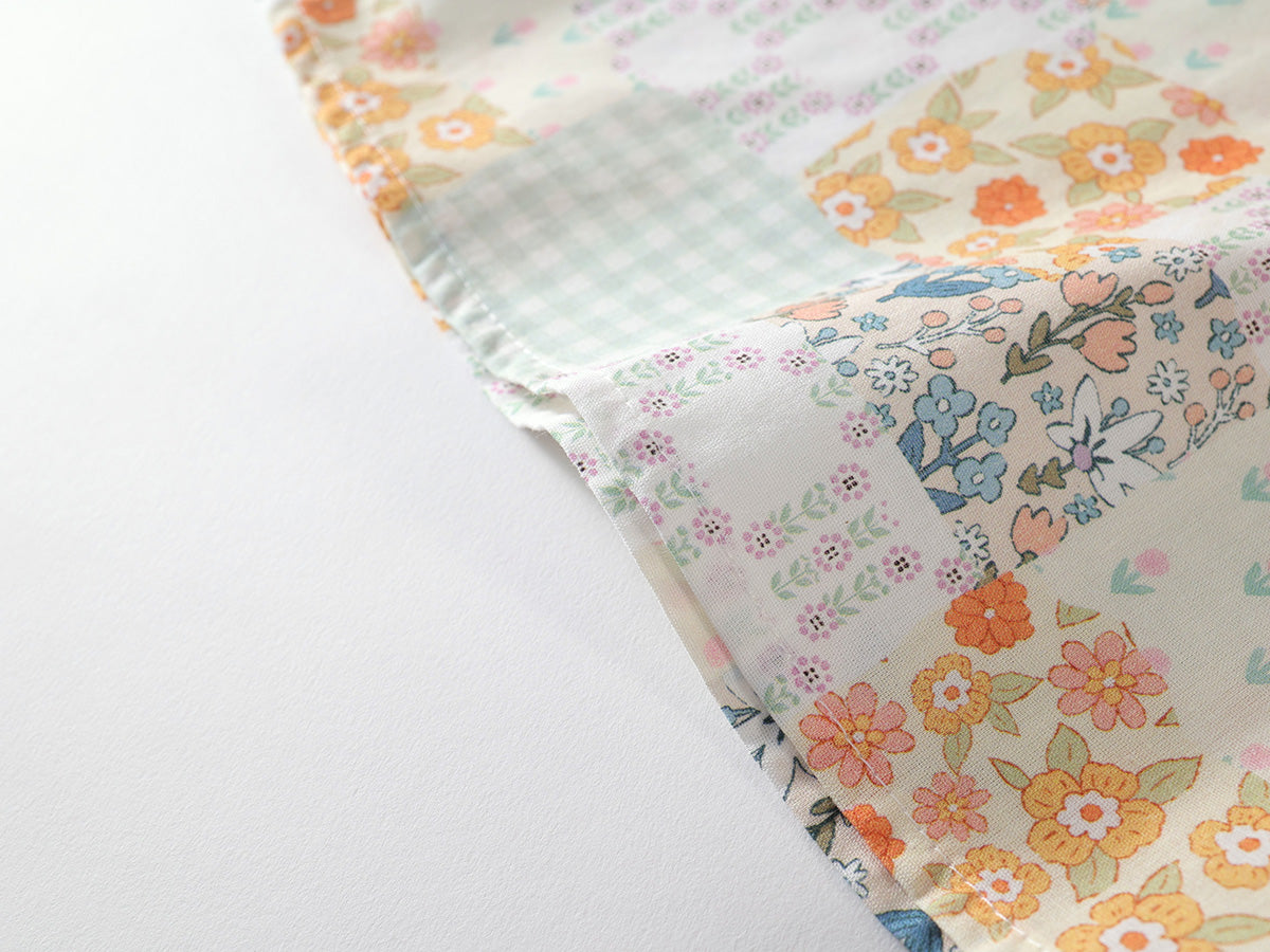 Girl's Sleeveless Lapel Dress