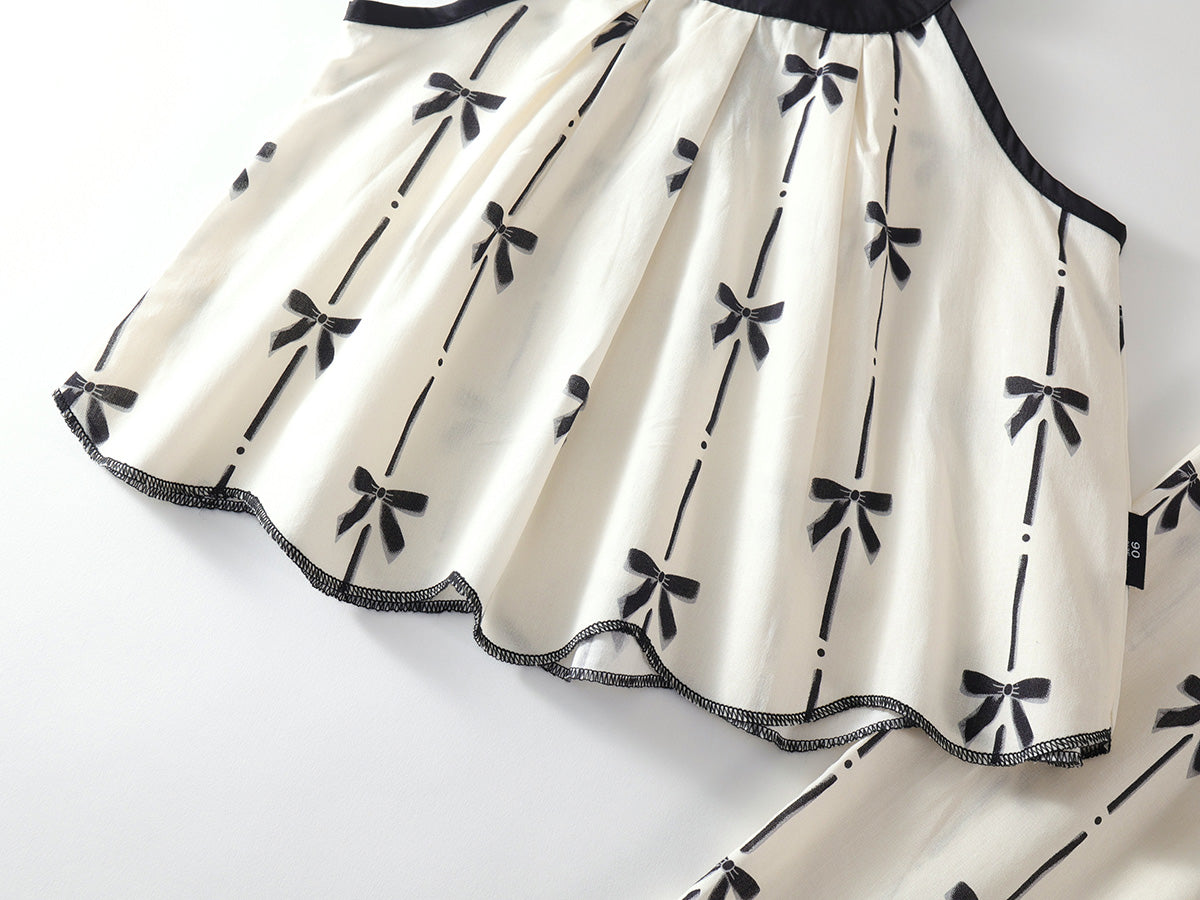 Girl's Stylish Cotton Print Set