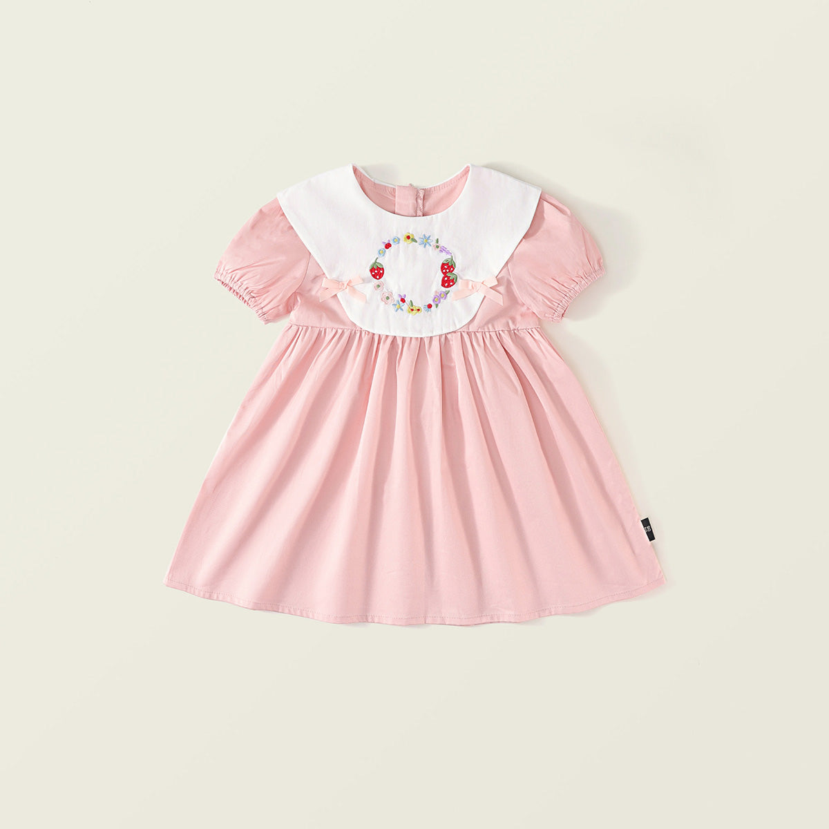 Girl's French Retro Embroidered Dress