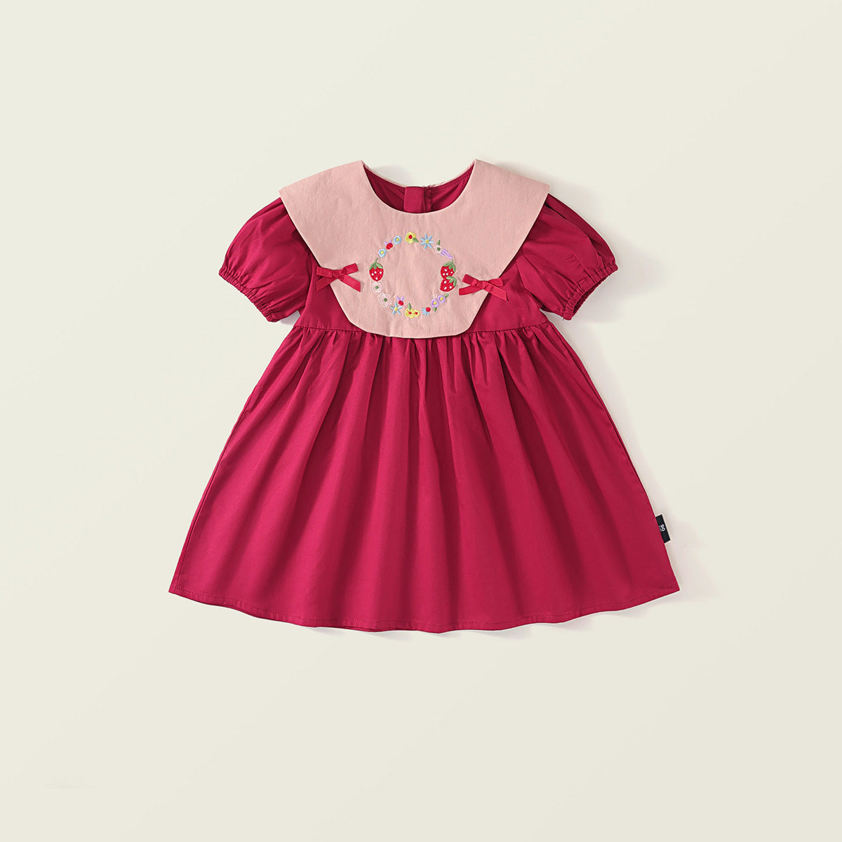 Girl's French Retro Embroidered Dress
