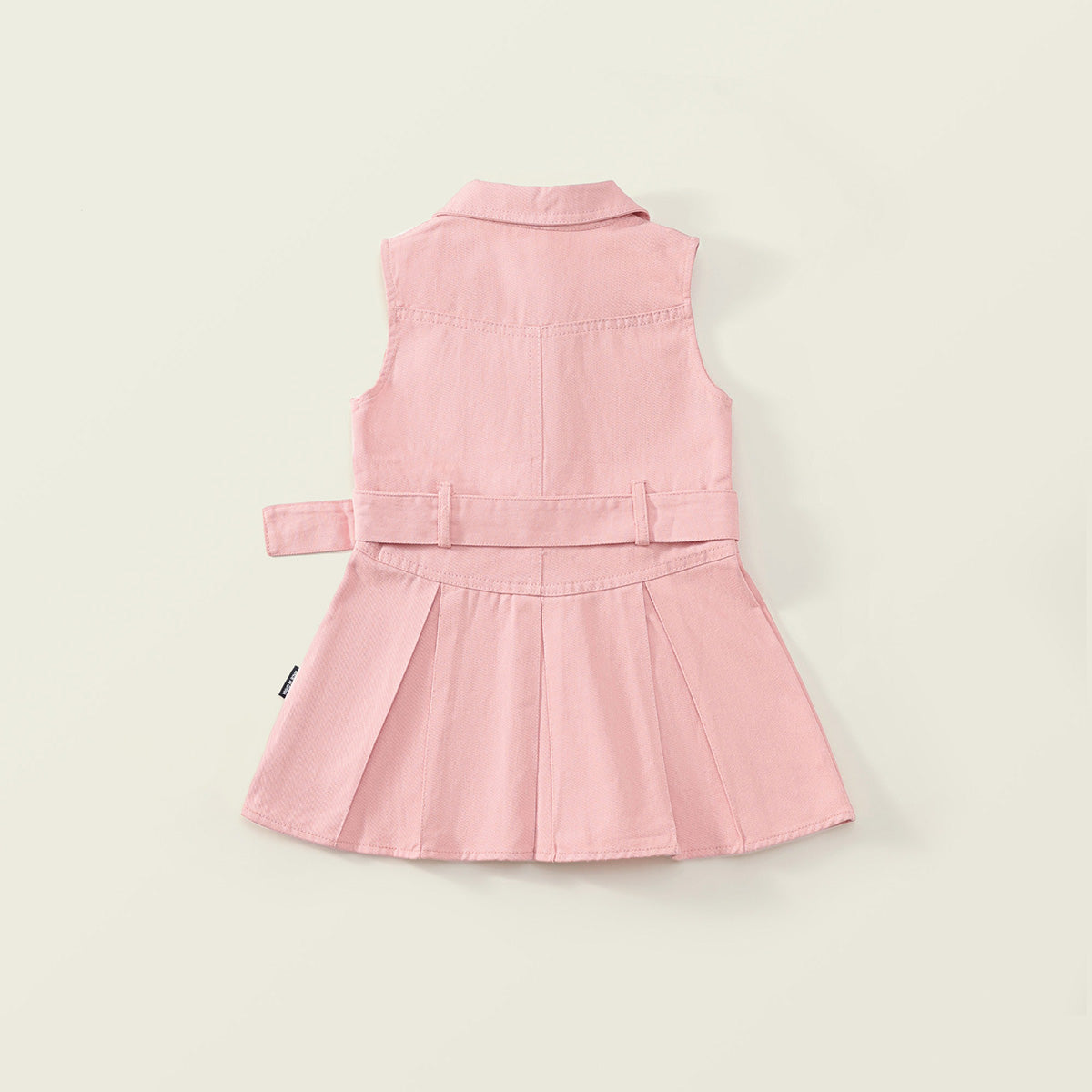Girl's Pink Utility Sundress
