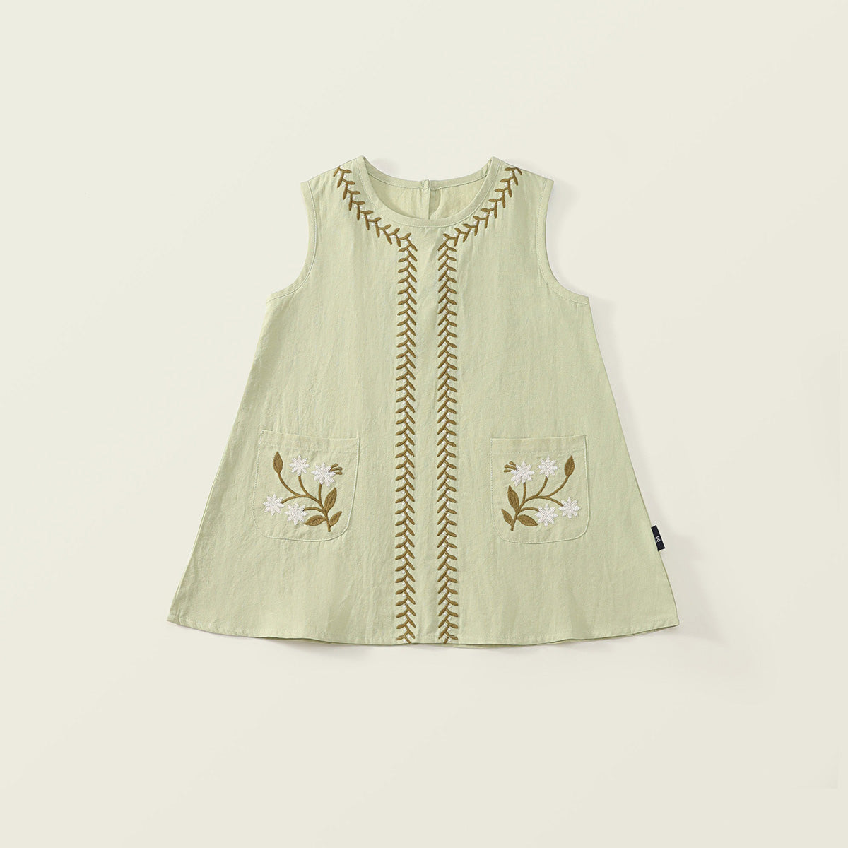 Girl's Ethnic Embroidered Sundress