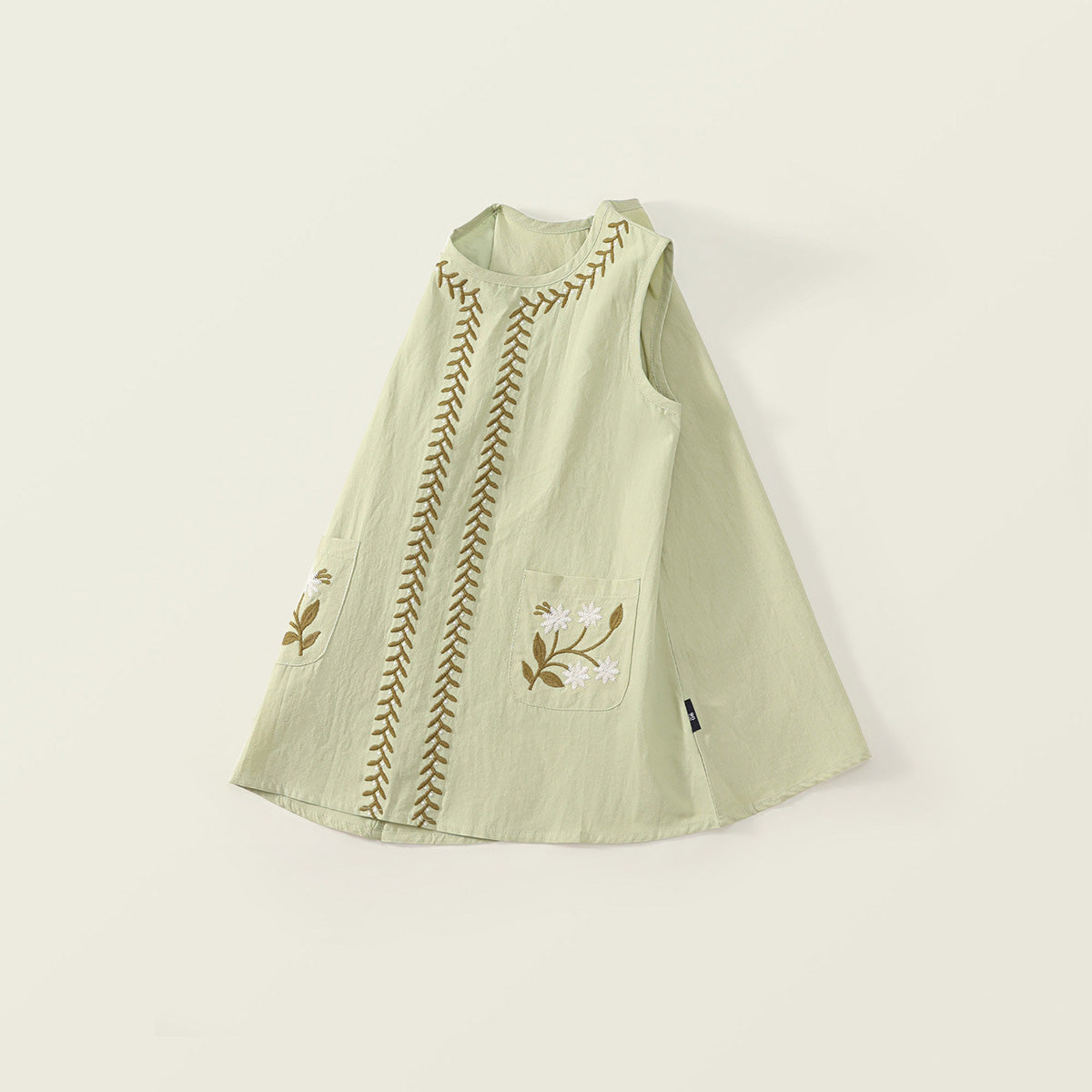 Girl's Ethnic Embroidered Sundress