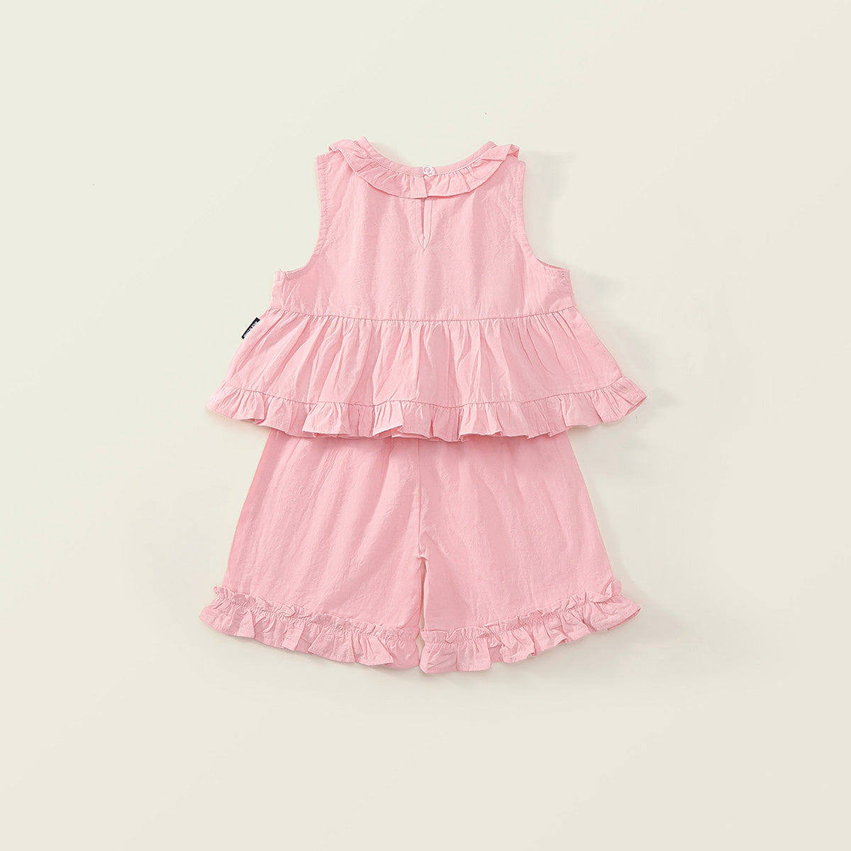 Girl's Pink Sleeveless Set