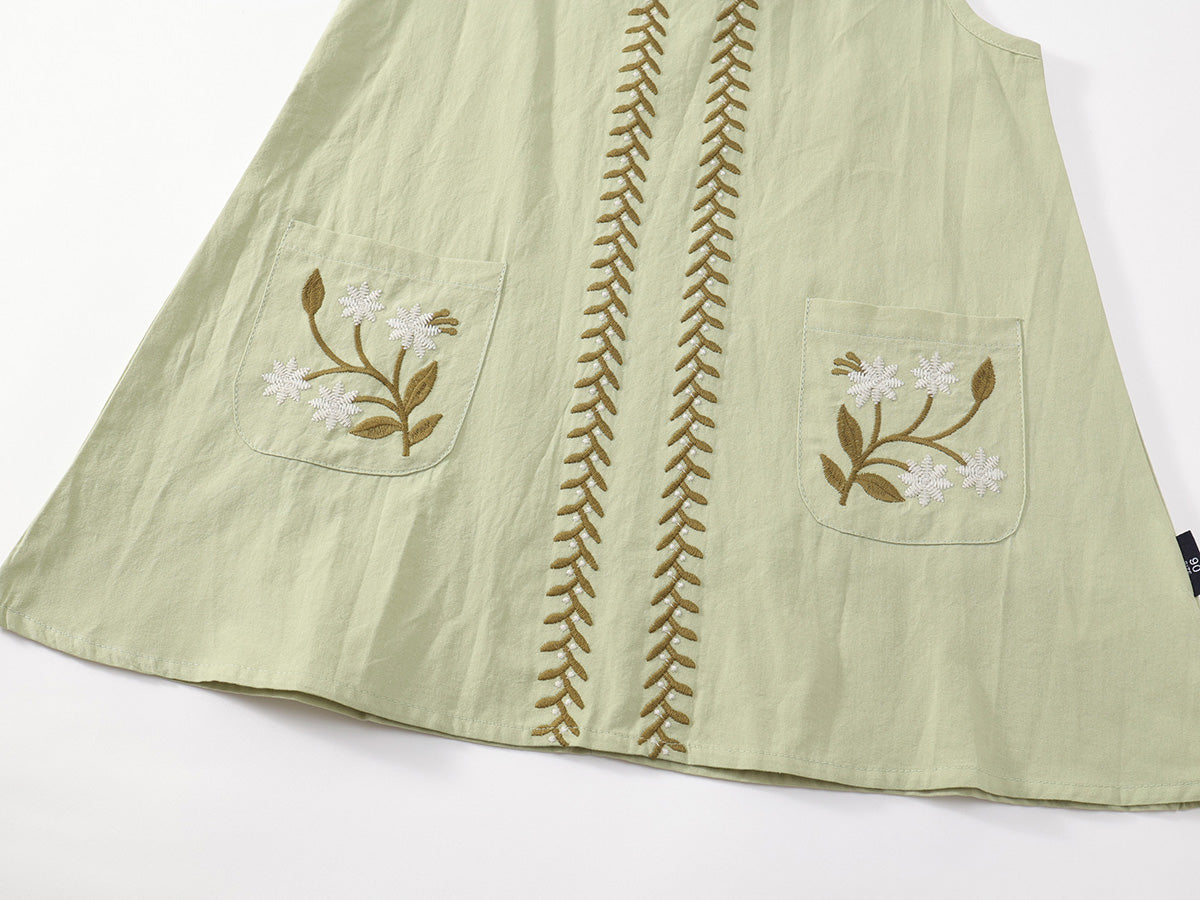 Girl's Ethnic Embroidered Sundress