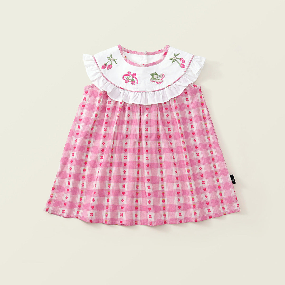 Girl's Floral Embroidered Sundress