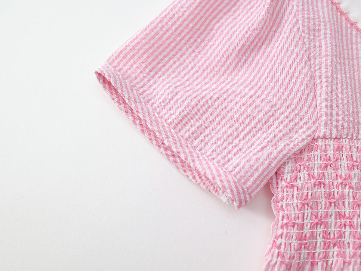 Girl's Embroidered Western-Style Dress