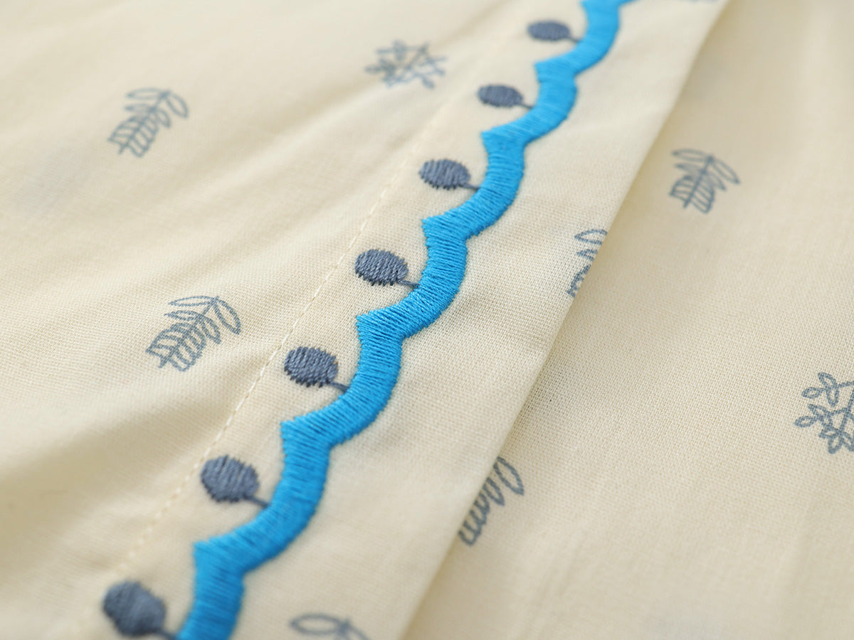 Girl's Floral Lapel Set