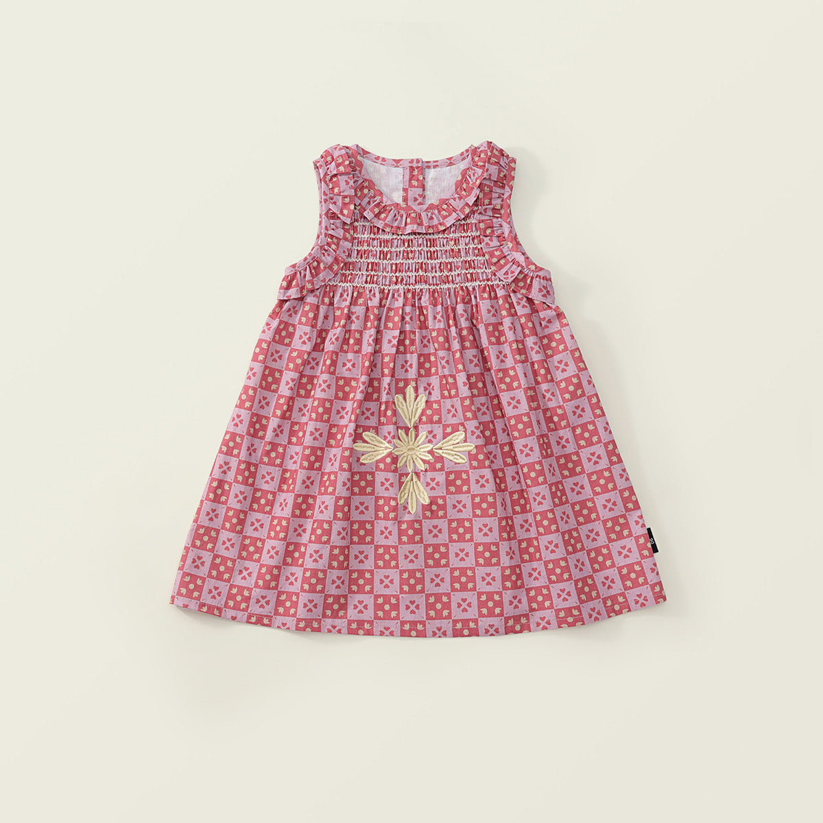 Girl's Embroidered Floral Sundress