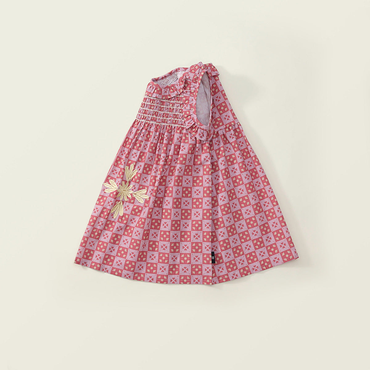 Girl's Embroidered Floral Sundress