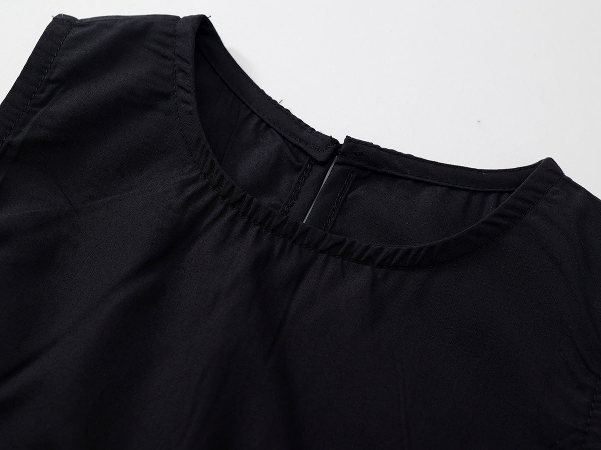 Girl's Sleeveless Stripe Set