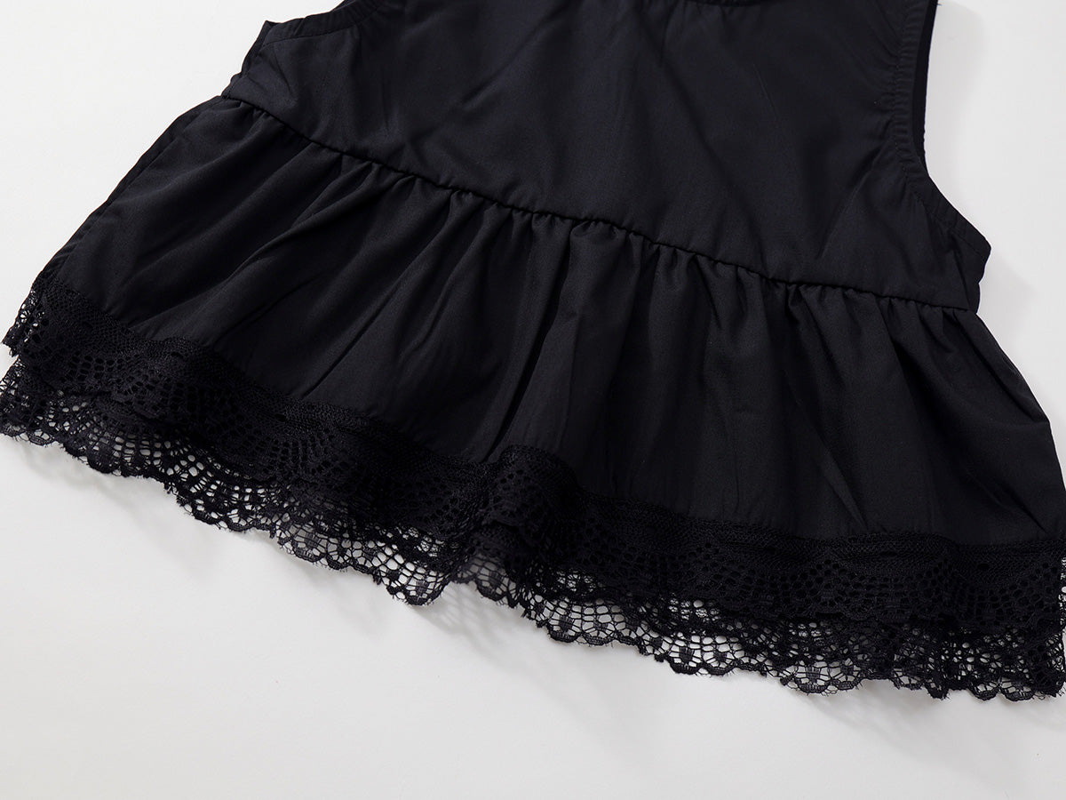 Girl's Sleeveless Stripe Set