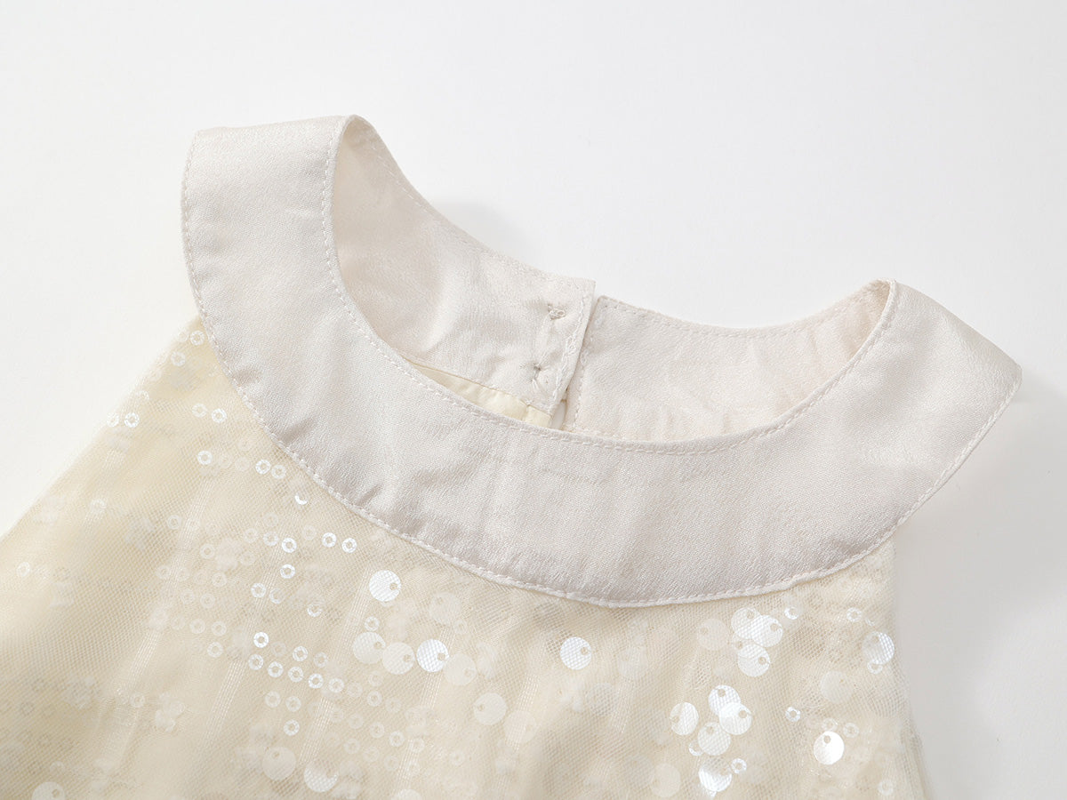 Girl's Sequin Sleeveless Dress