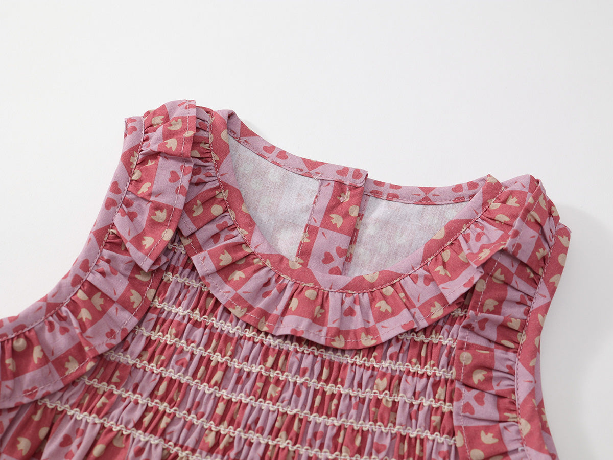 Girl's Embroidered Floral Sundress