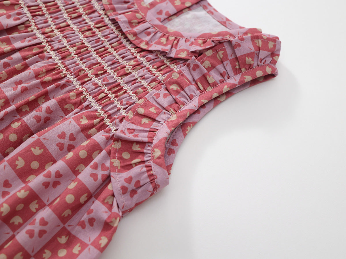 Girl's Embroidered Floral Sundress