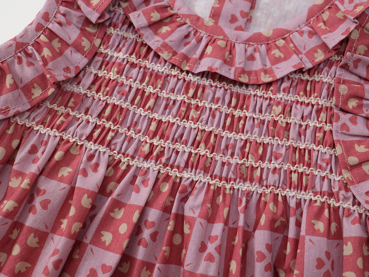 Girl's Embroidered Floral Sundress