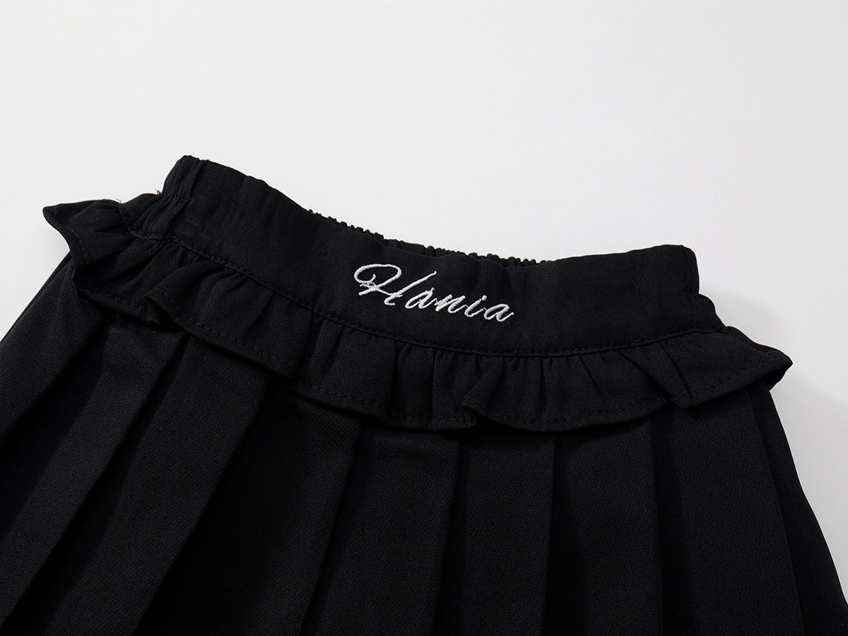 Girl's School Style Pleated Skirt