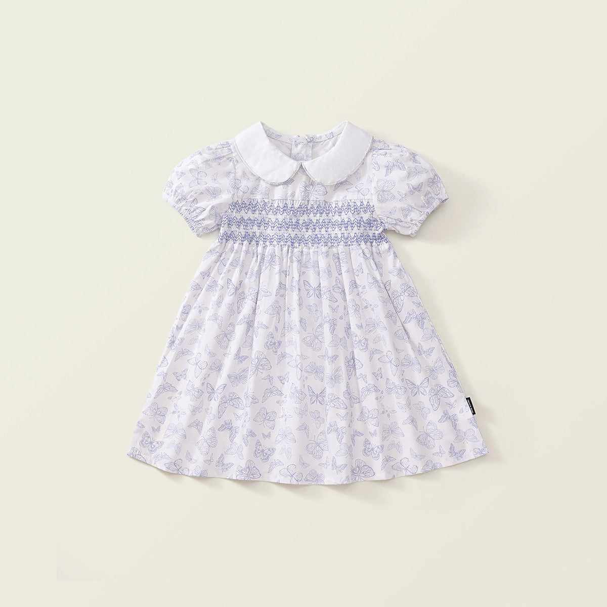 Girl's Butterfly Smocked Dress
