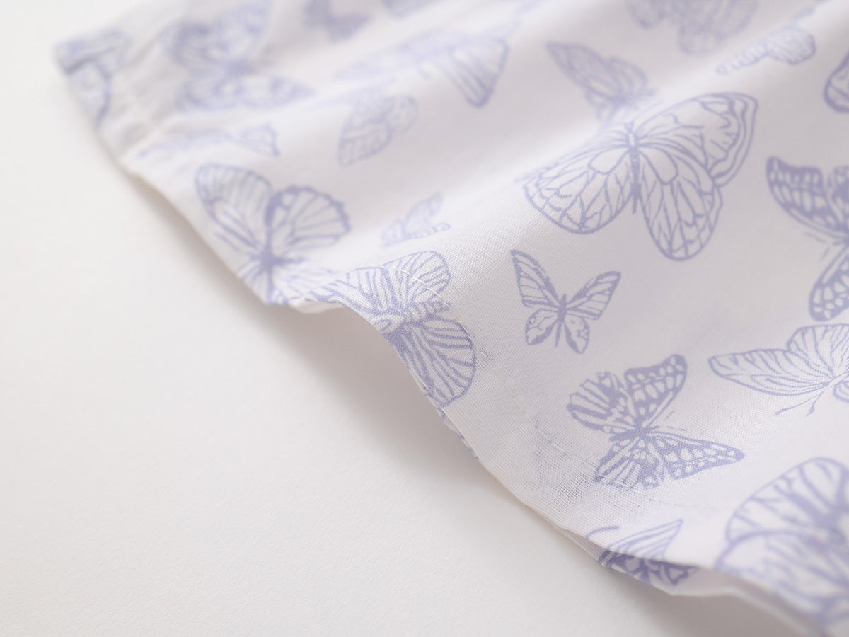 Girl's Butterfly Smocked Dress