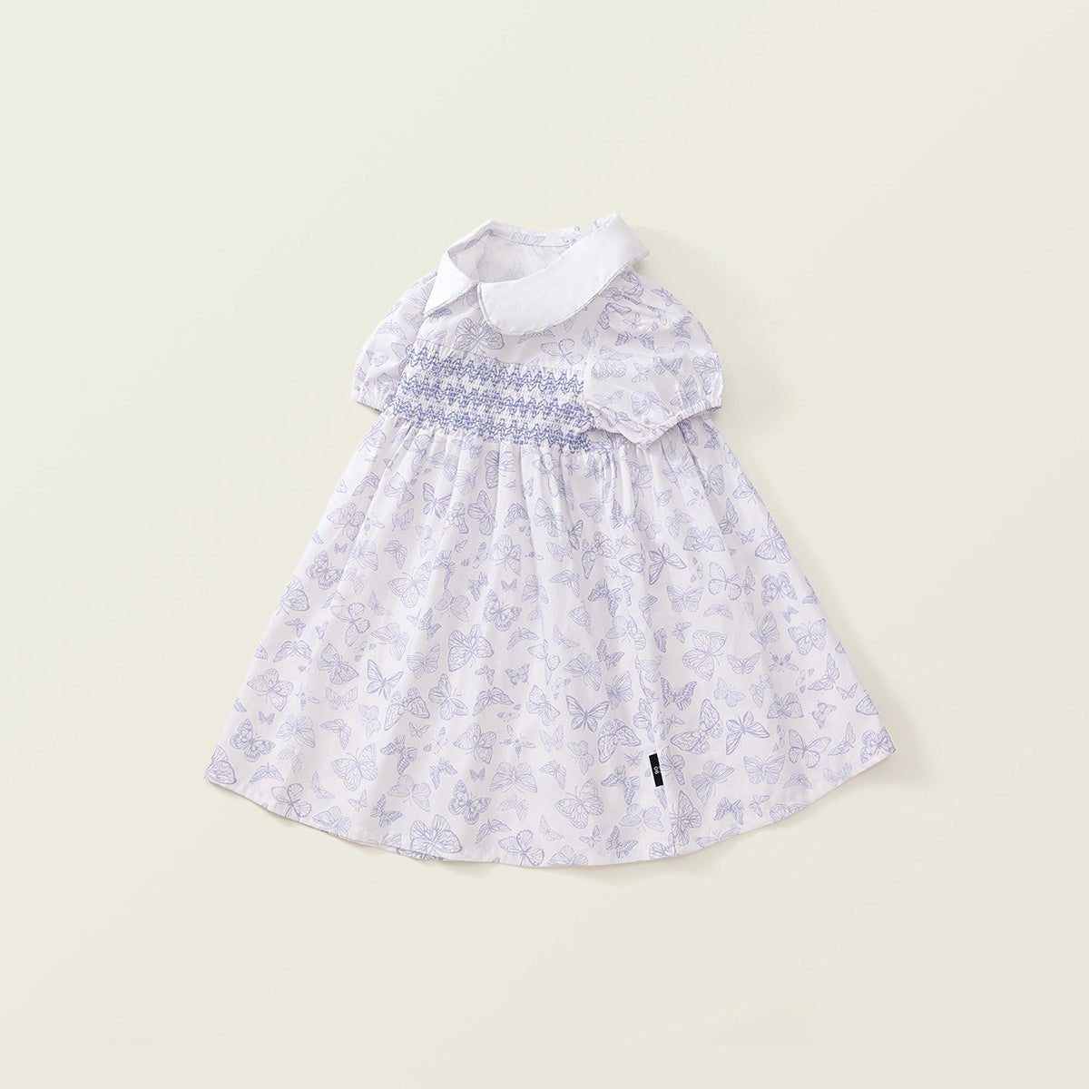 Girl's Butterfly Smocked Dress