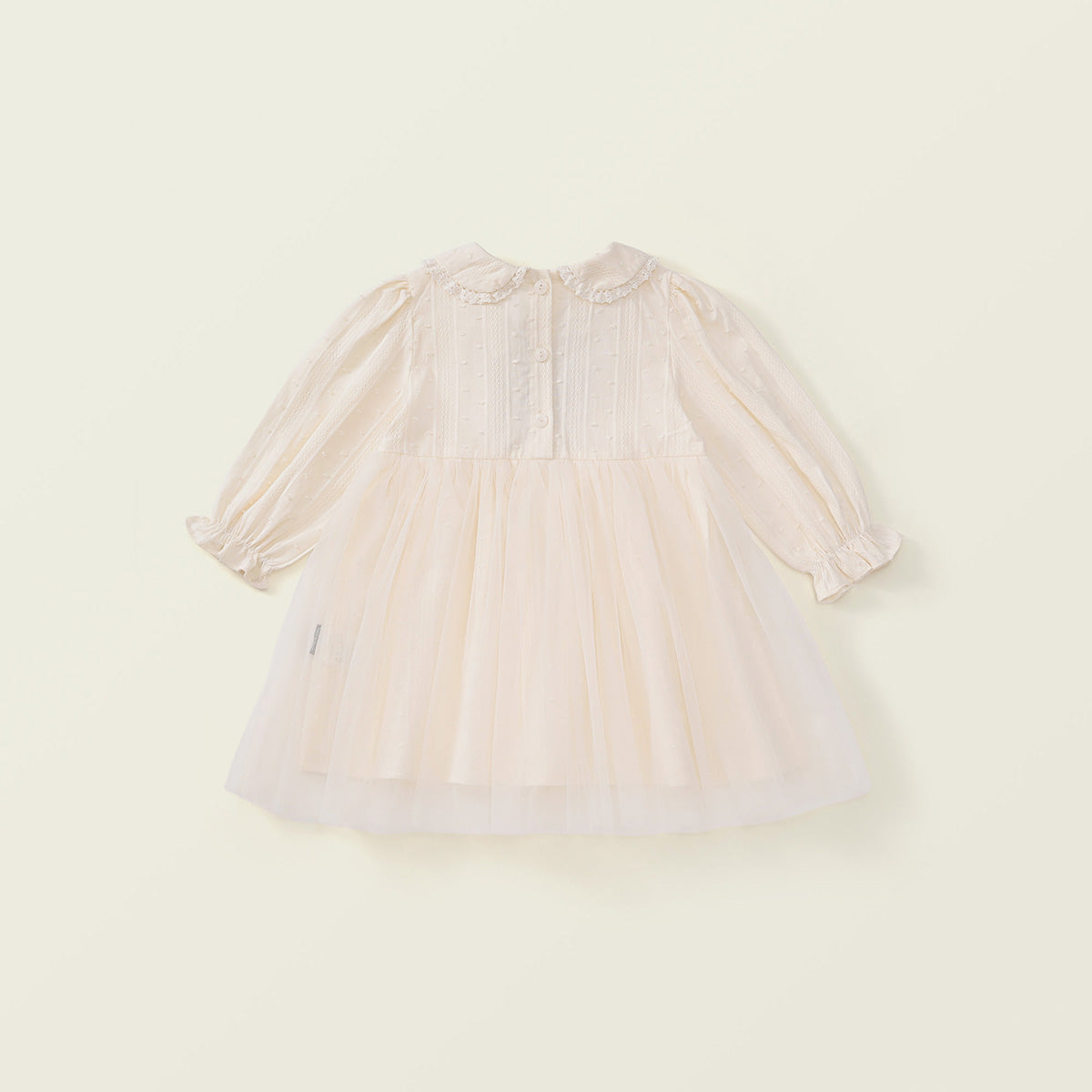 Girl's Embroidered Tulle Dress-K5135587