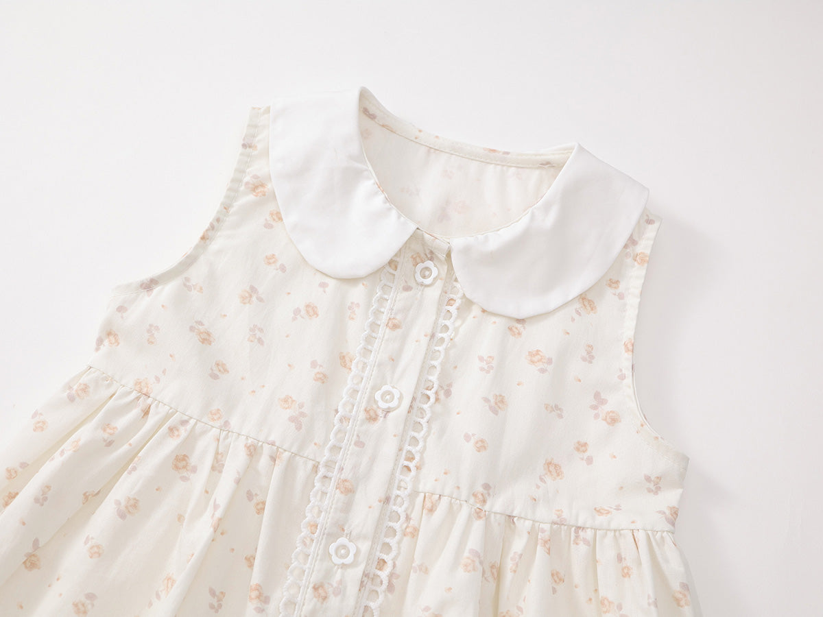 Girl's French Floral Dress