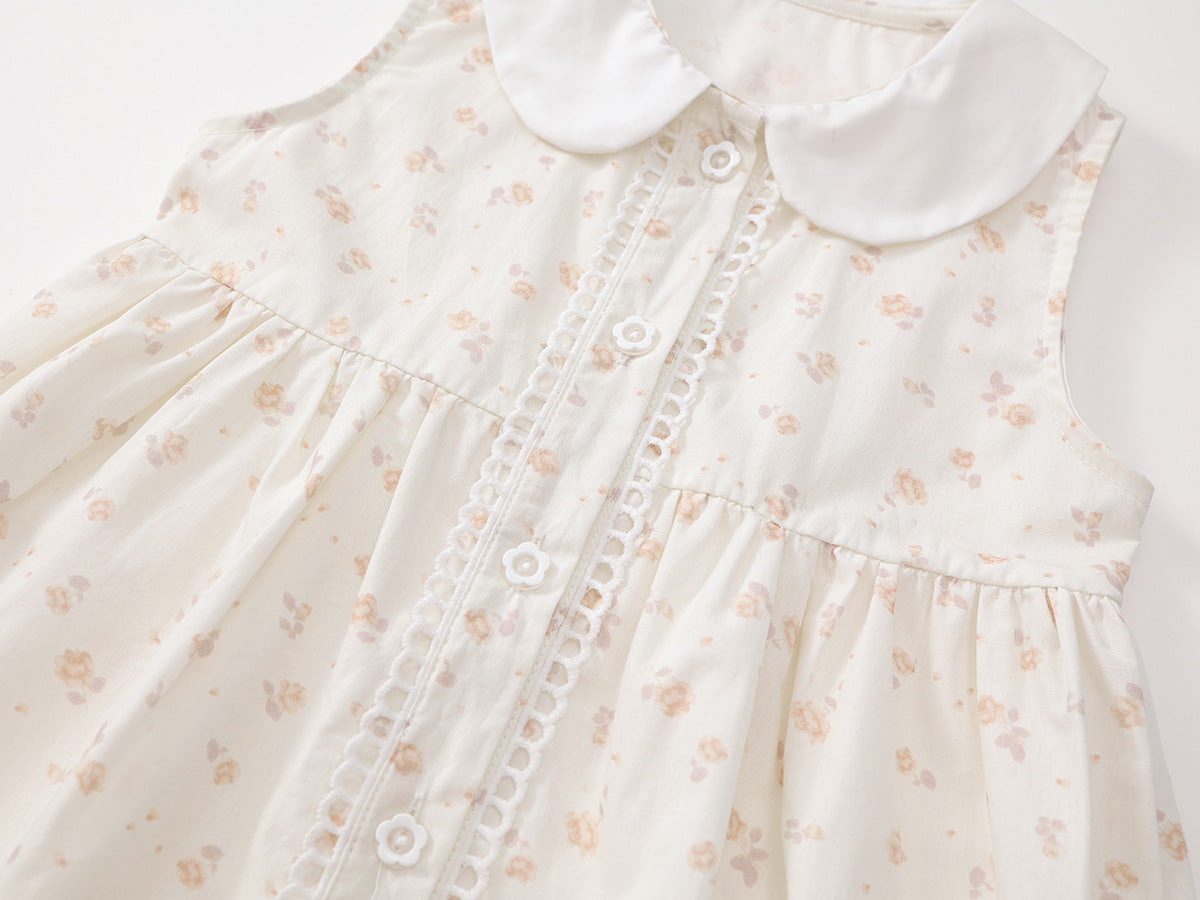 Girl's French Floral Dress