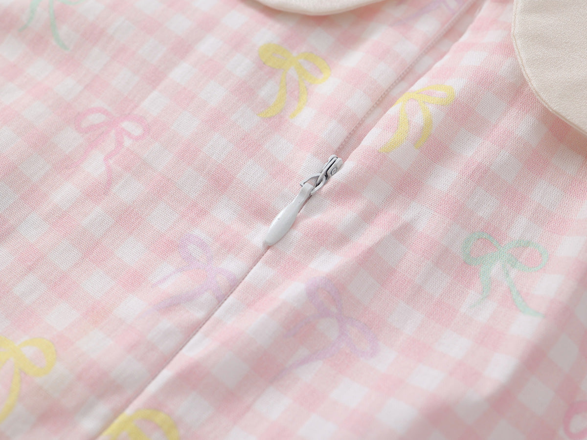 Girl's Bow-Collar Sundress