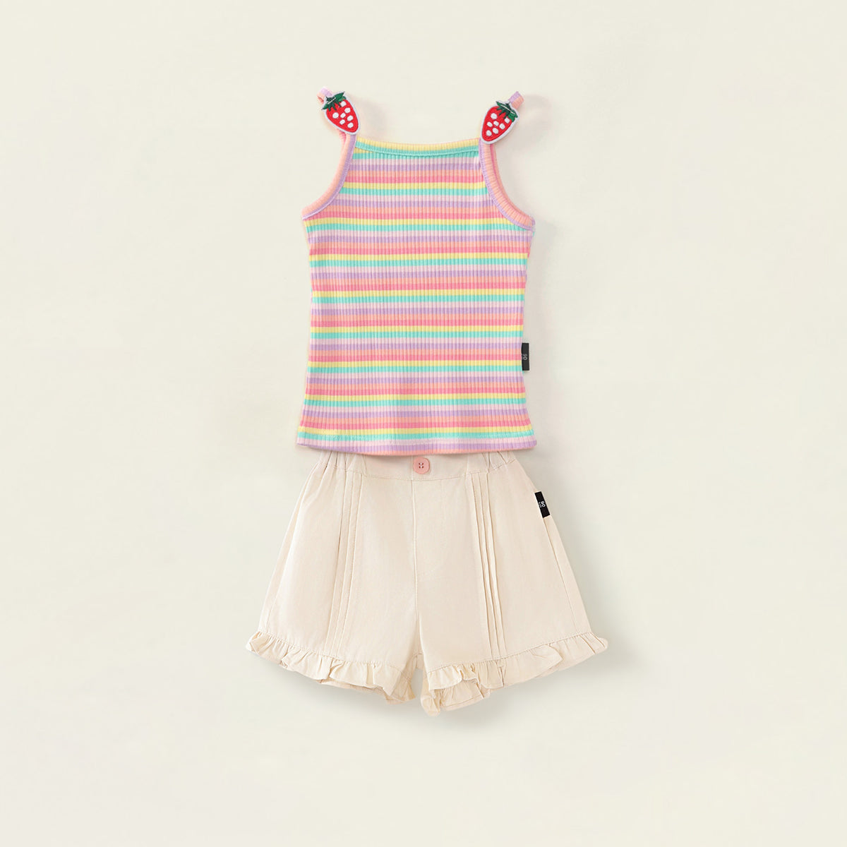 Girl's Striped Sleeveless Top
