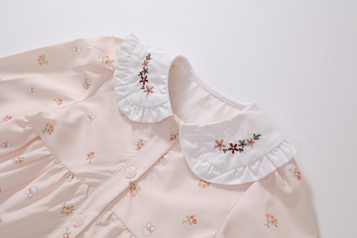 Girls' Embroidered Dress