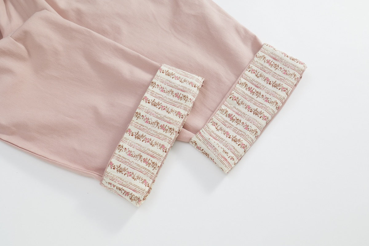 Girl's Pastoral Pink Pants