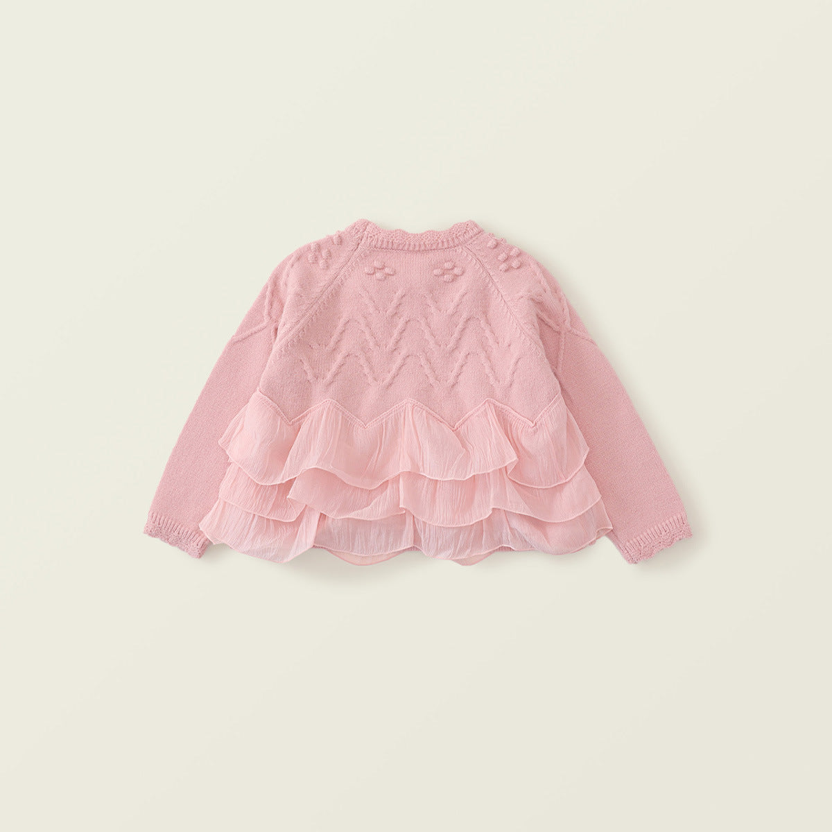 Girls Sweet Winter Round Neck Pullover Sweater