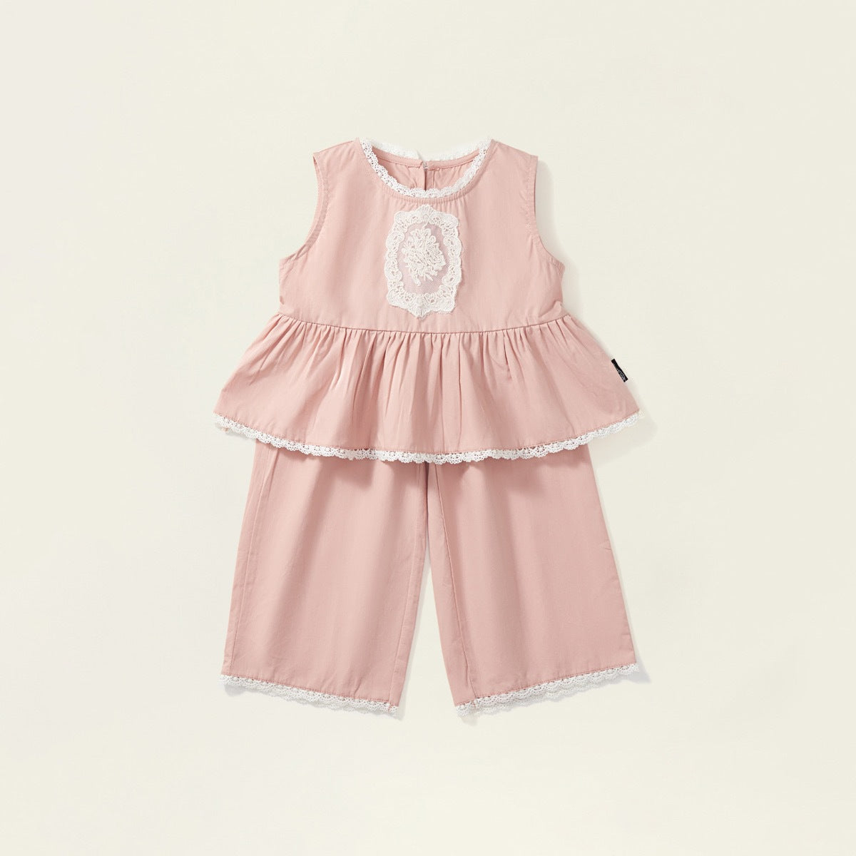 Girls Sweet Pink Summer Set