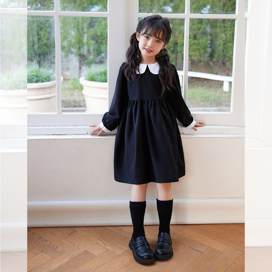 Girls' College Style Autumn Dress