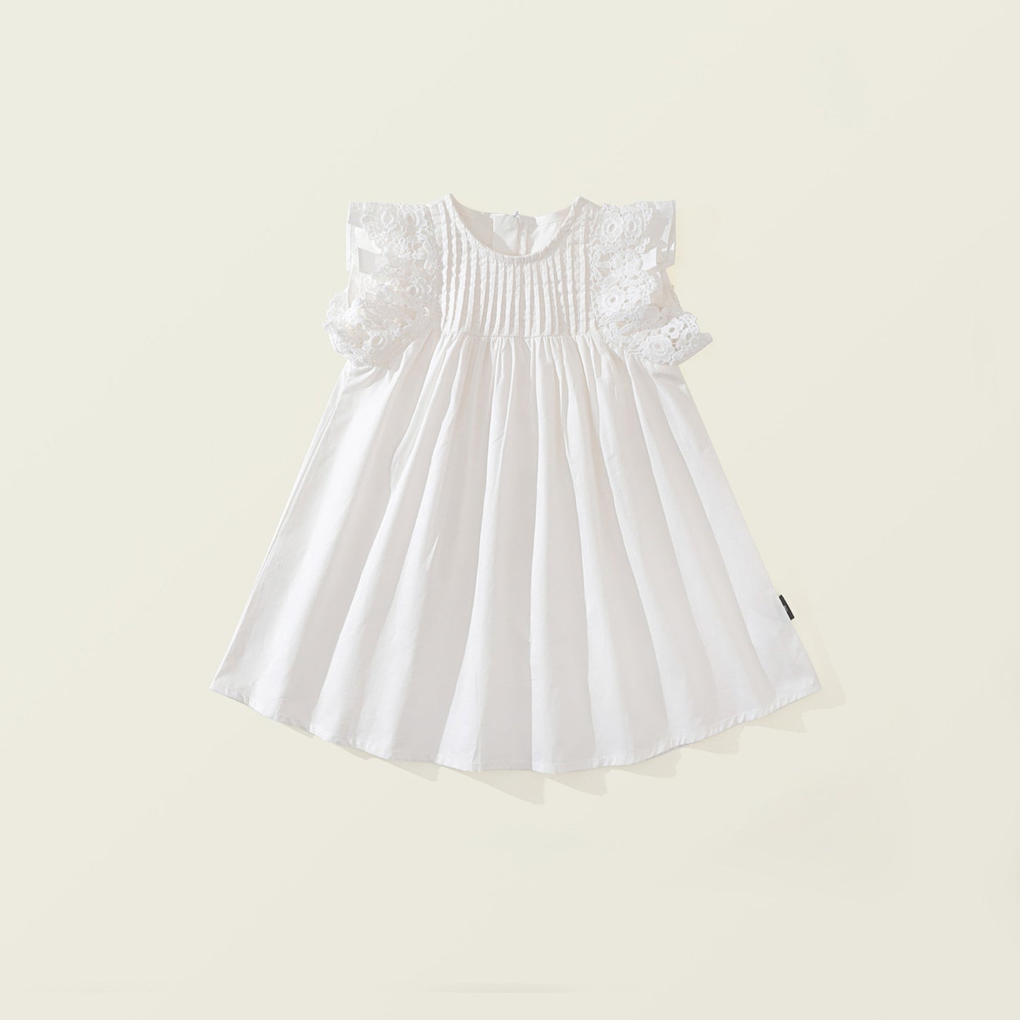 Girl's French Lace Sleeveless Princess Dress