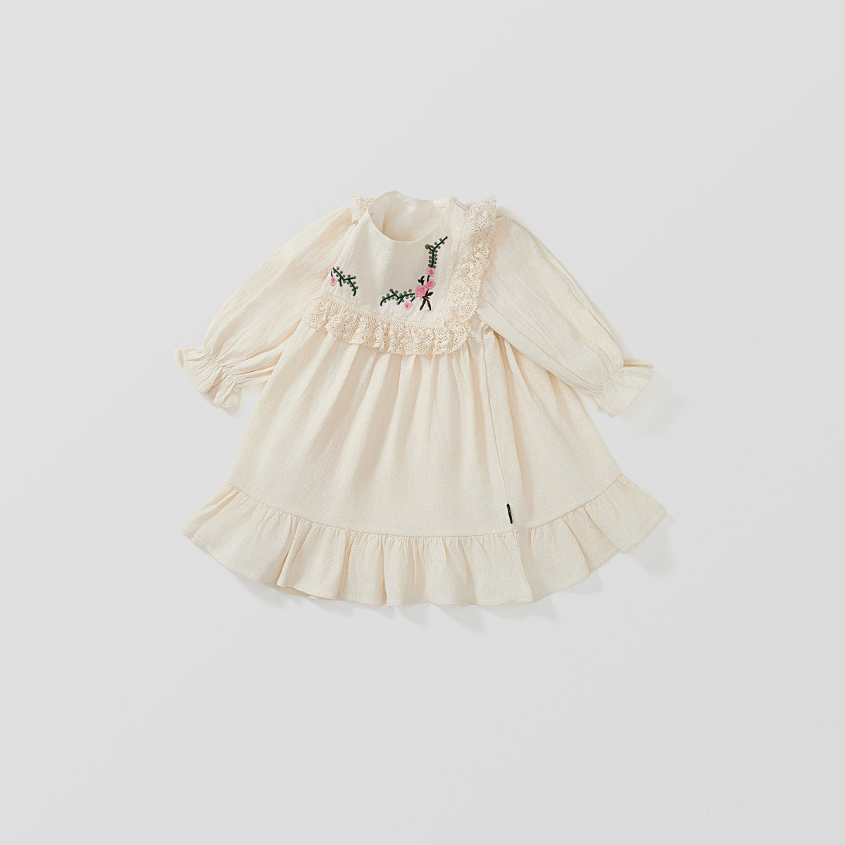 Girl's Embroidered Autumn Dress