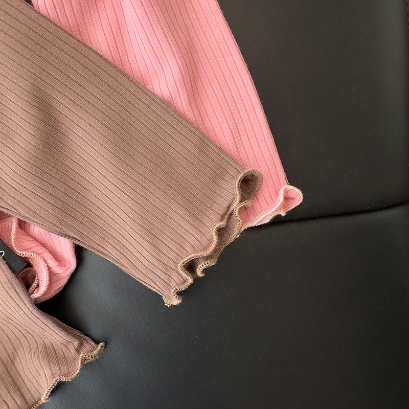 Girls' Embroidered Bunny Long-Sleeve Stretch Base Shirt