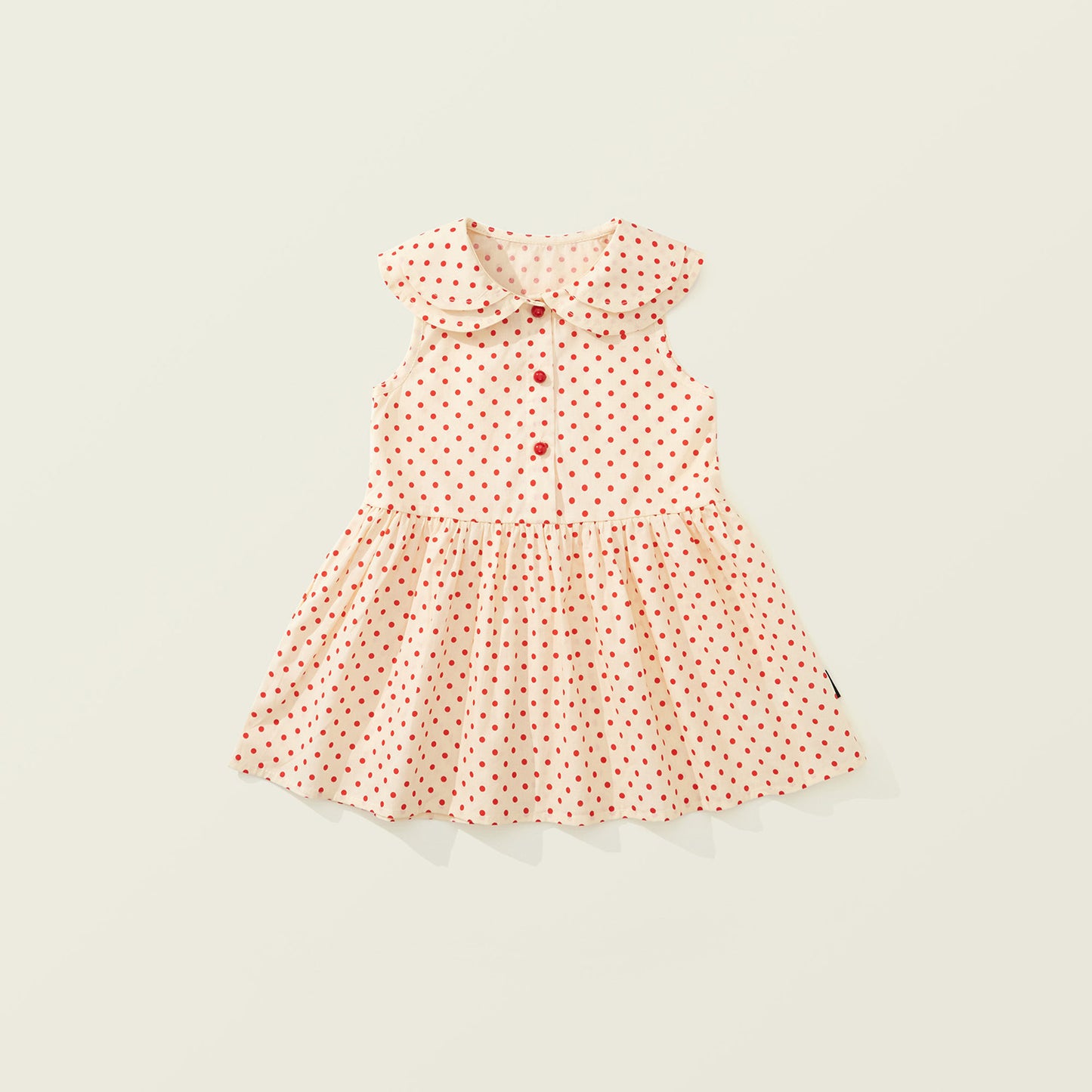 Girls Korean-Style Sweet Doll Collar Sleeveless Vest Dress