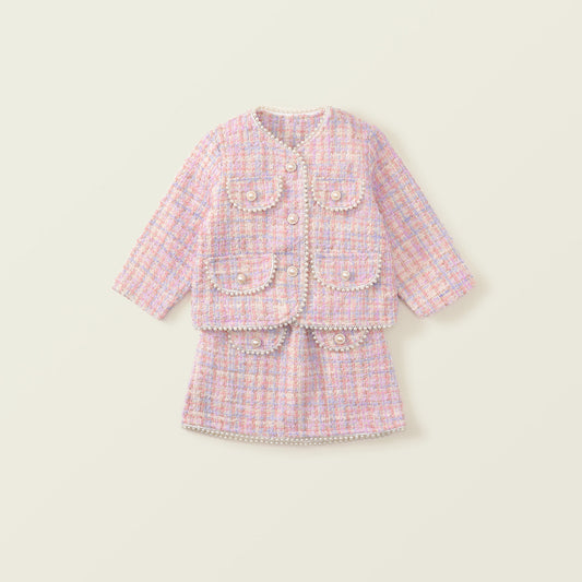 Girls' Little tweed-Style Set