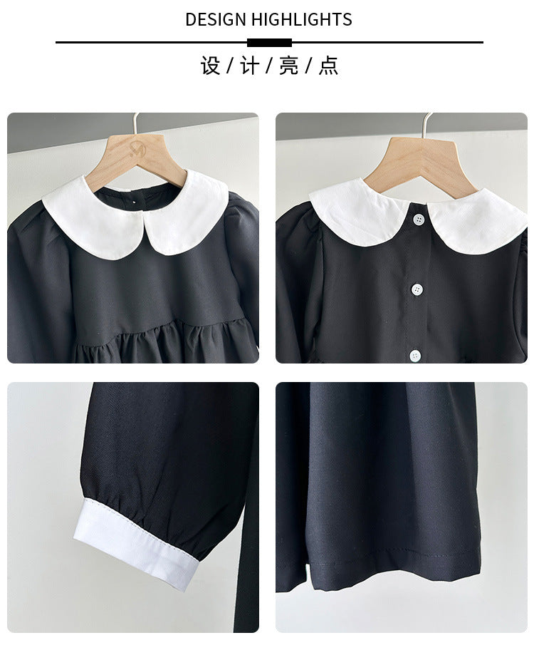 Girls' College Style Autumn Dress